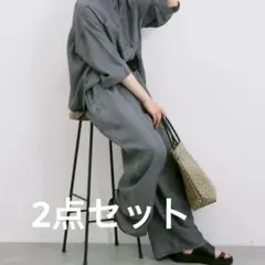 SM2 サマンサモスモスブルー【接触冷感】クールデニムボクシーシャツ/パンツ