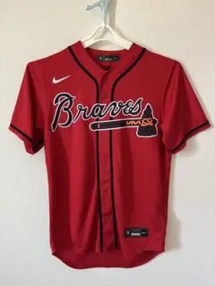 【新品】Atlanta Braves レプリカベースボールシャツ　レディース　S