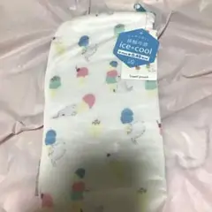 新品アイスクリーム柄タオルポーチ
