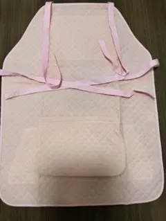 キルティングエプロン ピンクとイエロー（エプロンシアター用）