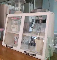 木製カフェショーケース風(*￣◇)=1