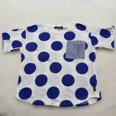 Moussonson 水玉模様 Tシャツ 100cm