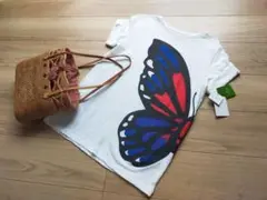 Kate spade NEW YORKケイトスペード　バタフライ柄 Tシャツ新品