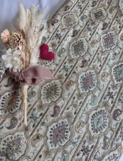 インド刺繍生地 入手困難高級生地‼️