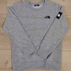 THE NORTH FACE スクエアロゴ グレー トレーナー 150サイズ