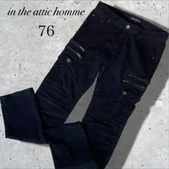 in the attic y2k カーゴパンツ archive ブラック　00s