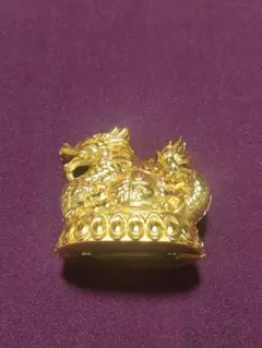 台湾 お土産 龍 エスニック 金色
