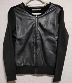 theory luxe セオリーリュクス レザーブルゾン 38サイズ