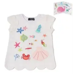 クレードスコープ 半袖Tシャツ コロボックルコラボ おさかな ガーリー 海 魚