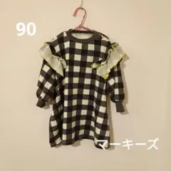 MARKEY‘S マーキーズ チェックワンピース 90