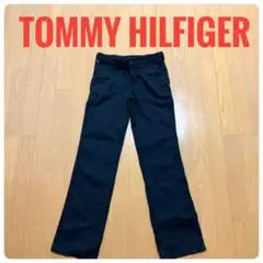 TOMMY HILFIGER ブラックパンツ ユニセックス トミーヒルフィガー