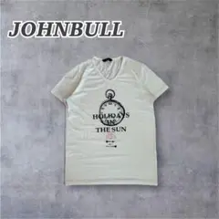 【JOHNBULL 】VネックTシャツ size L ホワイト