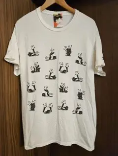 パンダ　四十八手　４８手　Tシャツ　白　オパール東京　サイズL
