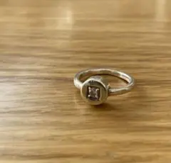 ヴィンテージ ダイヤモンド 0.1ct シルバーリング