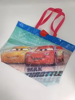 新品未使用　カーズ プールバッグ ビニール製　防水　マックイーン