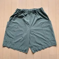 Green label グリーンレーベルリラクシング　ショートパンツ　緑