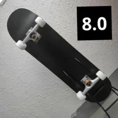 スケボー 8.0 コンプリート アメリカ素材 国内組立 スケートボード 完成品