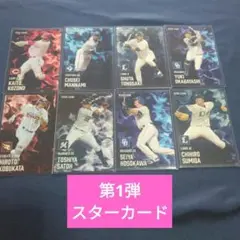 プロ野球チップス2025 第1弾　スターカード　8枚セット