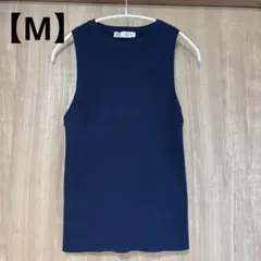 ZARA ニットタンクトップ Mサイズ