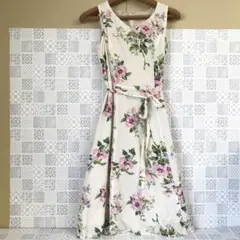 LAURA ASHLEY 花柄 ワンピース
