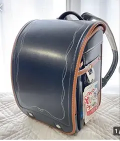 ランドセル　フィットちゃん　紺キャメル　新品