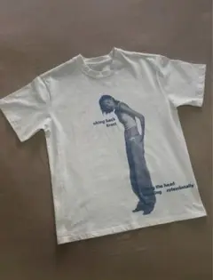 Tシャツ 白 グラフィック アメカジ y2k グランジ メンズ　opium S