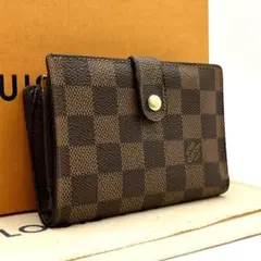 t89 ヴィエノワ がま口財布 ルイヴィトン ダミエ 新型 LOUISVUI