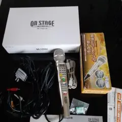 ON STAGE カラオケ+ペアマイクセット PKー112GT Amazon.co.jp: 【ペアマイクセット】 ワイヤードタイプ