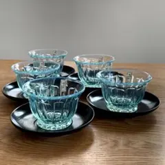 カメイガラス／雪小町／輪花／小皿／5枚セット／美品 カメイガラス／雪小町／輪花／小皿／5枚セット／美品 - メルカリ