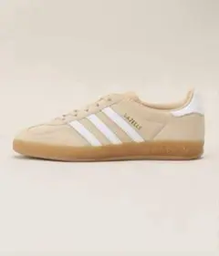adidas ガゼルインドア ベージュ　25.0