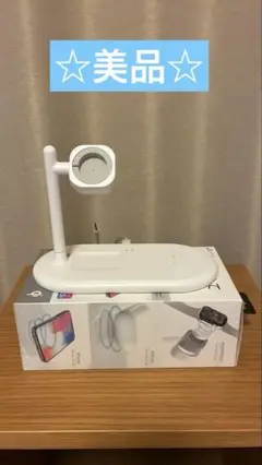 ☆美品☆3台まとめて同時充電 ワイヤレス充電器