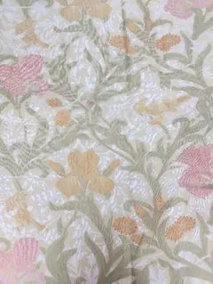 ウィリアムモリス　ジャカード　アイリス柄マルチカバー 200cm x 290cm
