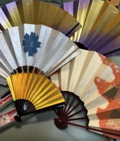 舞扇子セット（6本、ケース付き）