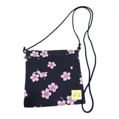 浅草中屋 桜　花柄 お祭りポシェット ショルダーバッグ　ポーチ