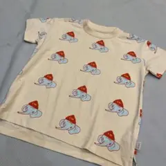 【新品未使用】タイニーコットンズ ぞう柄 Tシャツ 4years