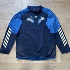 adidas 長袖ピステ 2XO ネイビー/ブルー