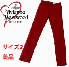 美品 レッドレーベル オーブ 総柄 パンツ レギンス ストレッチ