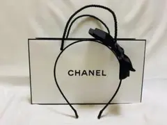 CHANEL リボン付きヘアバンド カチューシャ ノベルティ 21