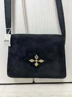 稀少品SONIA RYKIEL スエードショルダー 黒 フランス製