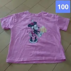 リトシー　ミニー　ミニーちゃん　Tシャツ　ピンク　100