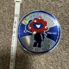 新品未使用 万博 大阪万博 関西万博 ミャクミャク キラキラ 丸缶 小物入れ
