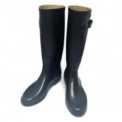 極美品！エーグル AIGLE レインブーツ ロングブーツ バックル付き