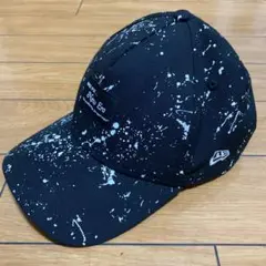 【NEW ERA】ブラック ペイントキャップ(サイズ調整可)