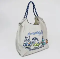 新品⭐︎レディース　刺繍ファッション　バッグ　カップ猫柄