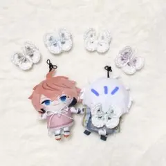 【B2】にじぱぺっと ぬいぐるみ10cm 蝶々 着ぐるみ ぬい服