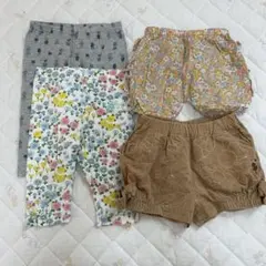 ニットプランナー　ユニクロ　パンツ　レギンス　ブルマ　ショートパンツ　90