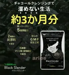ブラックスレンダー 炭 サプリ チャコールクレンズ ダイエット サプリメント