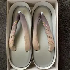 グラデーションドット草履