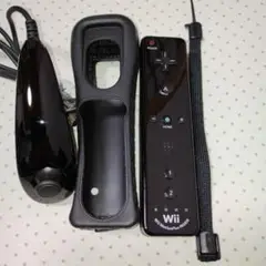 wiiリモコンプラス　黒　フルセット