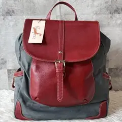 ジェノバ　イマイバッグ　牛革×ナイロン　軽量　リュック　バックパック　完売品